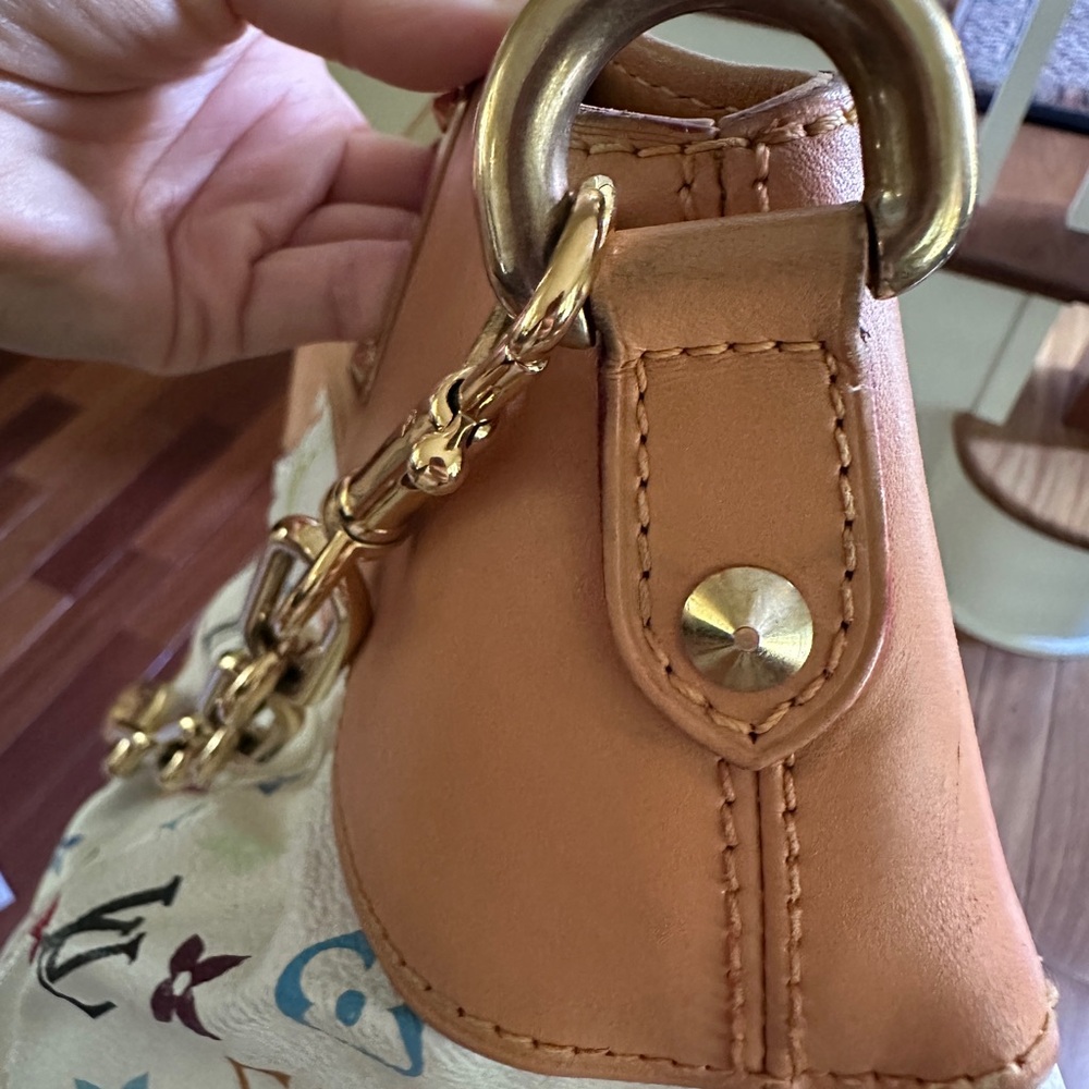 Louis Vuitton Murakami Judy white monogram multi color shoulder bag - Picture 13 of 16